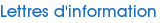 Lettre d'information