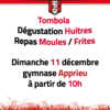 Journée Tombola - Huitres moules frites