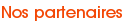Nos partenaires
