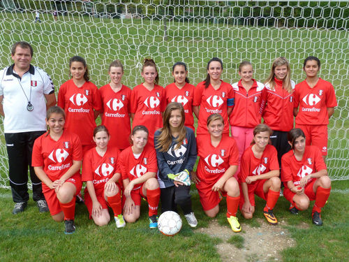 L'équipe féminine U14-U18 2013-2014