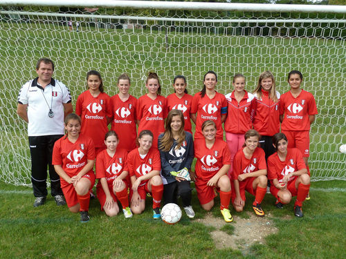 L'équipe féminine U14-U18 2013-2014