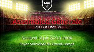 Assemblée Générale 2023 du LCA Foot 38