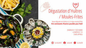 Dégustation d'Huîtres - Moules/Frites