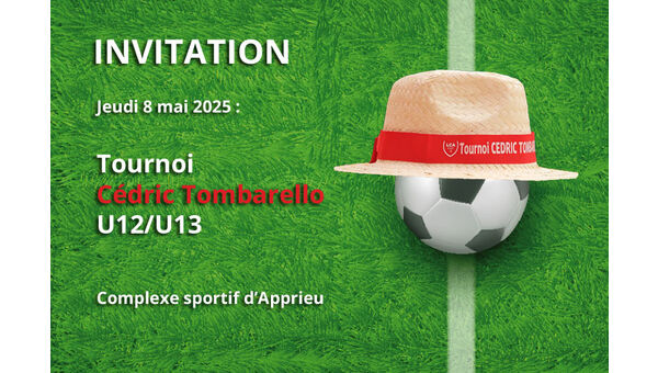 Invitation Tournoi Cédric Tombarello 2025