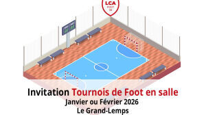 Tournois de foot en salle 2026 - Invitation