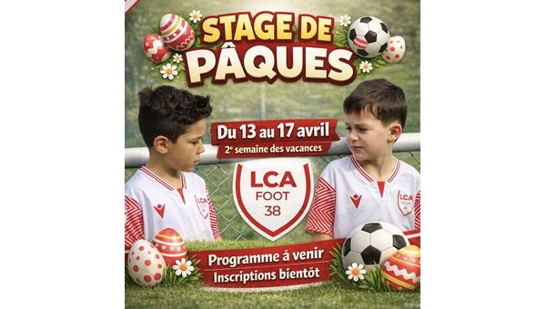 Stage de Pâques !