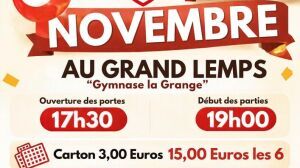 Participez au loto du LCA le samedi 14 novembre