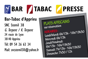 Bar Tabac d'Apprieu - SNC Stemil 38